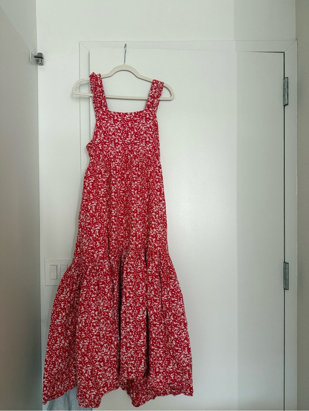 Red Floral Maxi Sundress